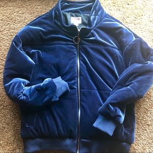 Mossimo velvet puffer jacket